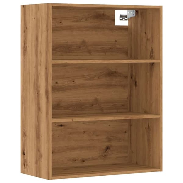 vidaXL Väggskåp artisan ek 69,5x32,5x90 cm