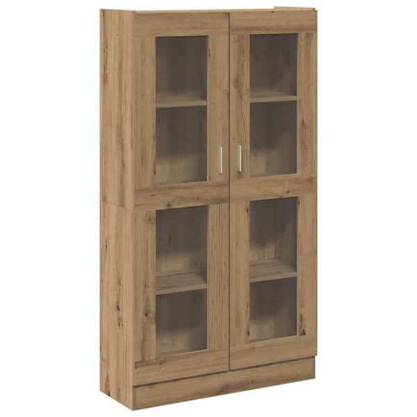 vidaXL Highboard artisan eik 82,5x30,5x150 cm konstruert tre