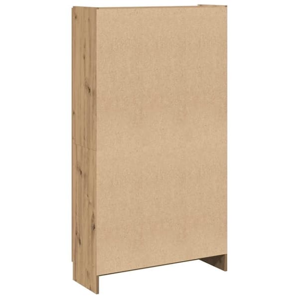 vidaXL Highboard artisan eik 82,5x30,5x150 cm konstruert tre