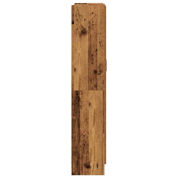 vidaXL Kaappi vanha puu 82,5x30,5x150 cm tekninen puu