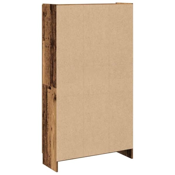 vidaXL Kaappi vanha puu 82,5x30,5x150 cm tekninen puu