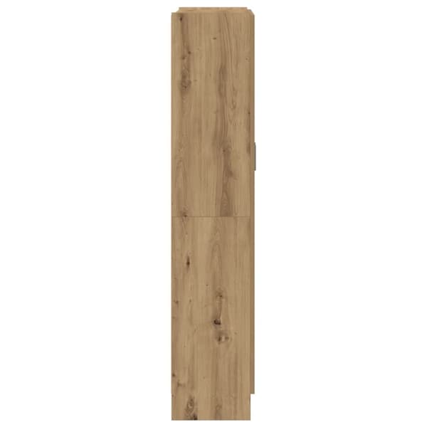 vidaXL Kaappi käsityöläinen tammi 82,5x30,5x150 cm tekninen puu