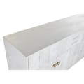 Miniatyrbild 2 av 9: Skänk DKD Home Decor Romb Vit Mässing Mangoträ (157 x 43 x 84 cm)
