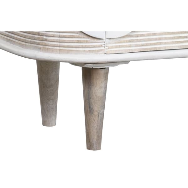Skänk DKD Home Decor Vit Naturell 153 x 41 x 83 cm