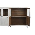 Miniatyrbild 5 av 11: Skänk Home ESPRIT Vit Glas Mangoträ 175 x 45,2 x 105 cm