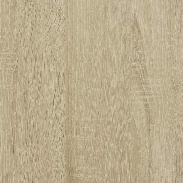 vidaXL skab 68x35x106,5 cm konstrueret træ og metal sonoma-eg