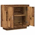 Pikkukuva 8 / 11: vidaXL Senkki musta 80x40x75 cm lastulevy