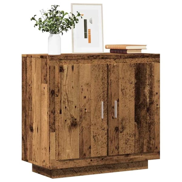 vidaXL Senkki musta 80x40x75 cm lastulevy