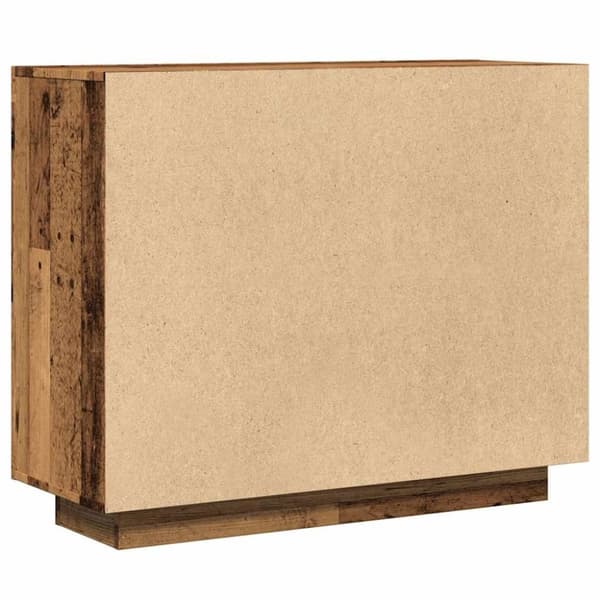 vidaXL Skänk åldrat trä 92x35x75 cm konstruerat trä