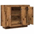 Miniatyrbillede 8 af 11: vidaXL Skänk åldrat trä 92x35x75 cm konstruerat trä