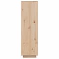Miniatyrbillede 7 af 11: vidaXL højskab 89x34x116,5 cm massivt fyrretræ