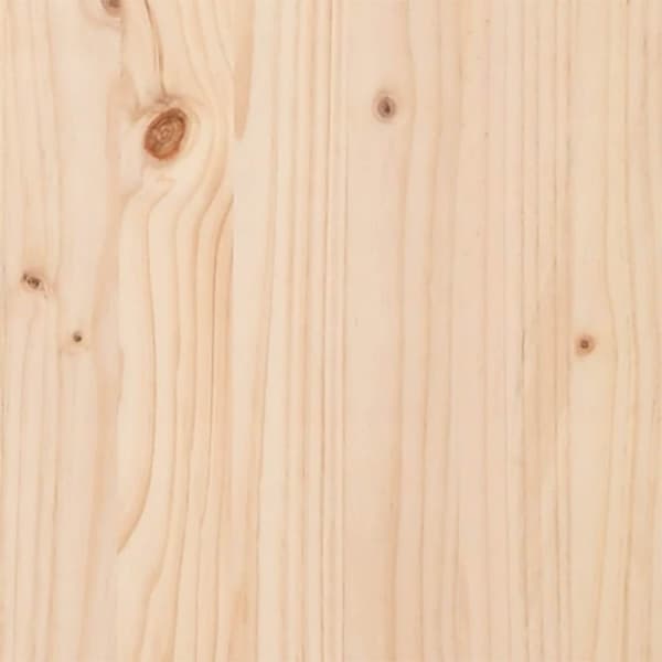 vidaXL højskab 89x34x116,5 cm massivt fyrretræ