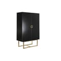 Miniatyrbillede 9 af 9: Skab DKD Home Decor   110 x 50 x 180 cm Sort Metal Poppel