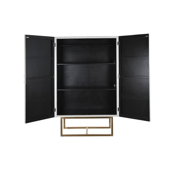 Skab DKD Home Decor Hvid Poppel 110 x 50 x 180 cm