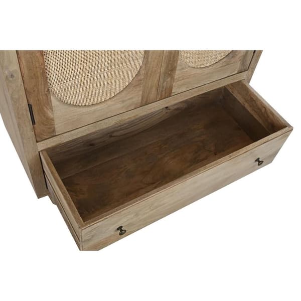 Skab DKD Home Decor Brun Natur Mangotræ 90 x 40 x 180 cm