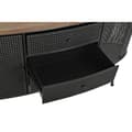 Miniatyrbillede 4 af 7: Skænk DKD Home Decor 145,5 x 45 x 76 cm Gran Sort Metal Brun
