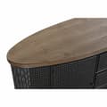 Miniatyrbillede 7 af 7: Skænk DKD Home Decor 145,5 x 45 x 76 cm Gran Sort Metal Brun