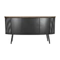 Miniatyrbillede 2 af 7: Skænk DKD Home Decor 145,5 x 45 x 76 cm Gran Sort Metal Brun