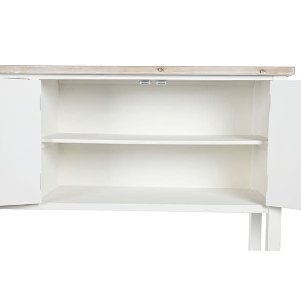Skænk DKD Home Decor Hvid Gran Træ MDF 160 x 40 x 86 cm