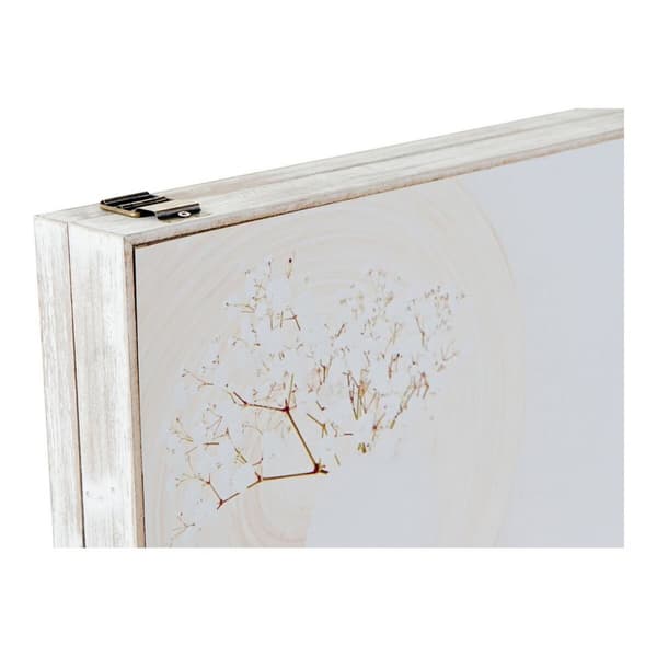 Avainkaappi DKD Home Decor 8424001797233 Puu Puu MDF Beige 2 osaa 46 x 6 x 32 cm