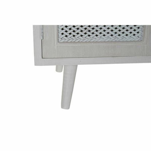 Sivupöytä DKD Home Decor Valkoinen Puu MDF (110 x 41 x 64 cm)