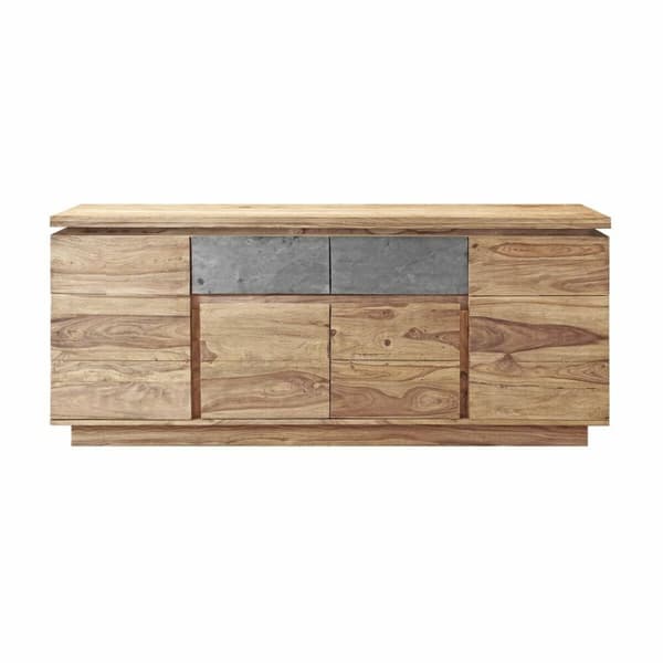 Sivupöytä DKD Home Decor Luonnollinen Harmaa (175 x 45 x 72 cm)