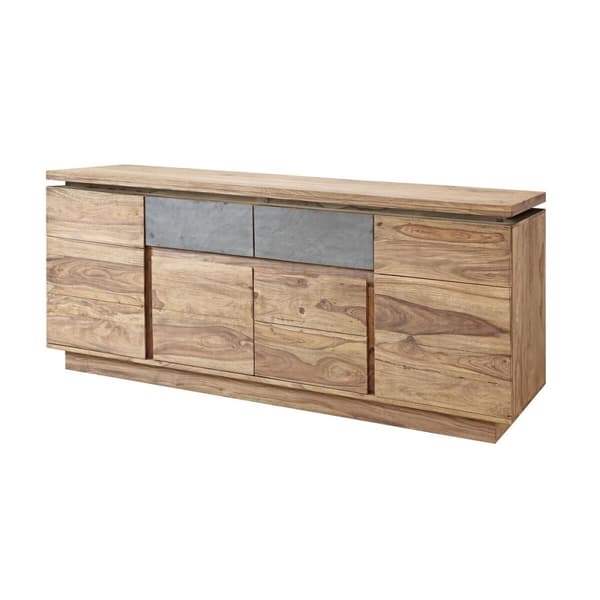 Sivupöytä DKD Home Decor Luonnollinen Harmaa (175 x 45 x 72 cm)