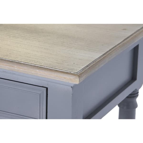 Sivupöytä DKD Home Decor 117 x 39 x 89 cm Harmaa Luonnollinen Paolownia wood Puu MDF
