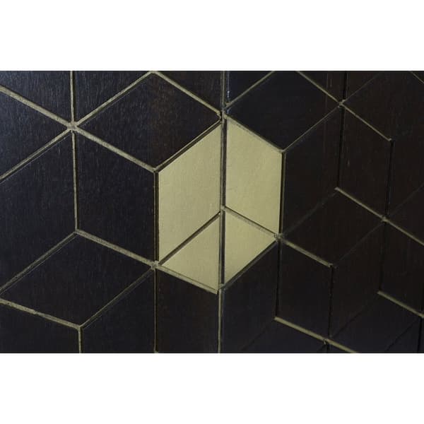 Sivupöytä DKD Home Decor Musta Kullattu Tummanruskea 160 x 40 x 90 cm
