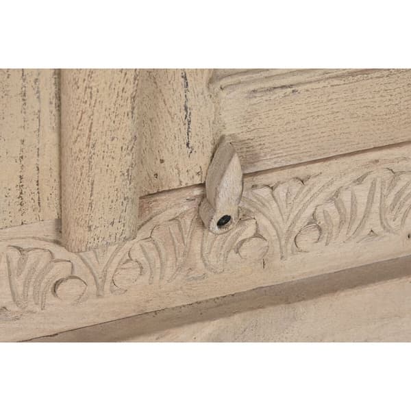 Skap Home ESPRIT Naturell Treverk av mangotre 125 x 43 x 214 cm