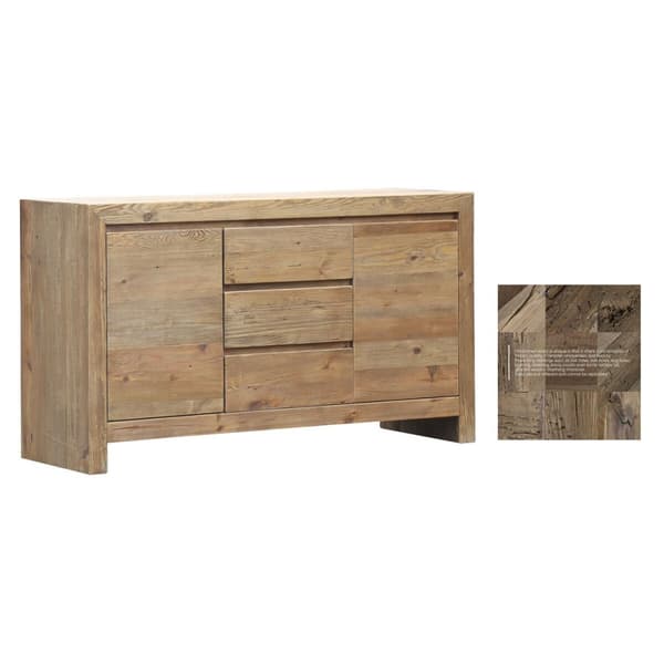 Sivupöytä Home ESPRIT Mäntypuu Recycled Wood 160 X 48 X 90 cm