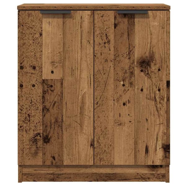 vidaXL Skänkar 3 delar åldrat trä 60x30x70 cm konstruerat trä