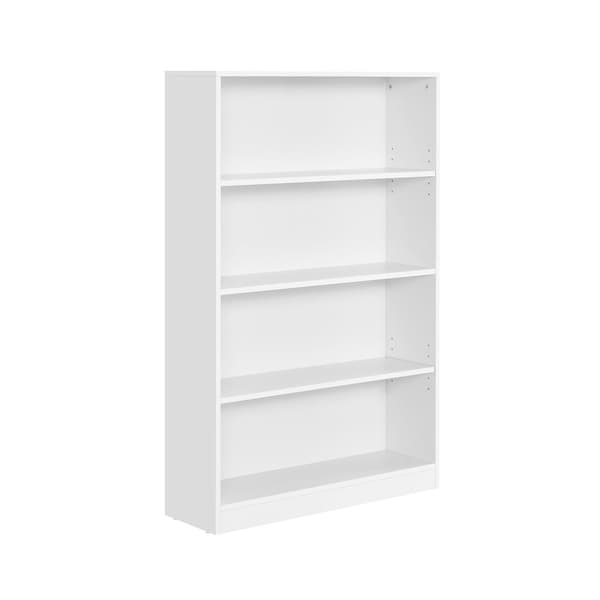 Rootz White Stand Hylla - Förvaringsställ - Organiserare med flera fack - Spånskiva Material - 24cm x 80cm x 121,5cm - Max. 10 kg per nivå