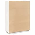 Miniatyrbillede 8 af 11: vidaXL højskab 89x34x116,5 cm massivt fyrretræ hvid