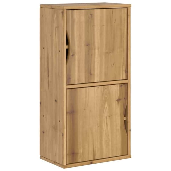 vidaXL Sideskap ODDA 40x24x79 cm heltre furu