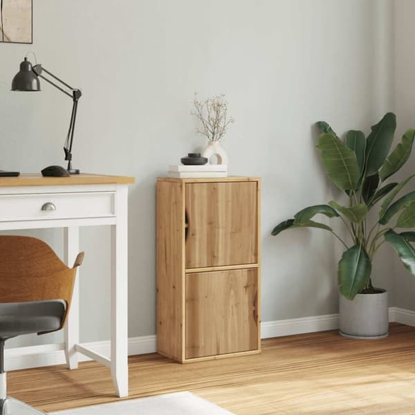 vidaXL Sideskap ODDA 40x24x79 cm heltre furu