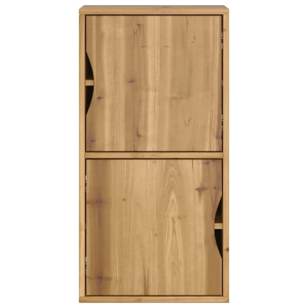 vidaXL Sideskap ODDA 40x24x79 cm heltre furu