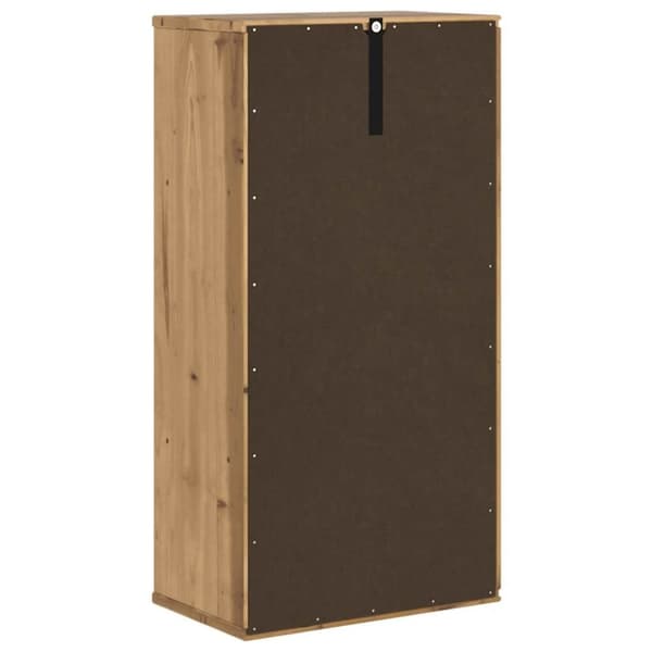 vidaXL Sideskap ODDA 40x24x79 cm heltre furu
