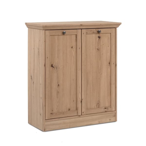 Sideboard 2 dörrar och 2 hyllor med metallknapphandtag L80 cm - TIMBER