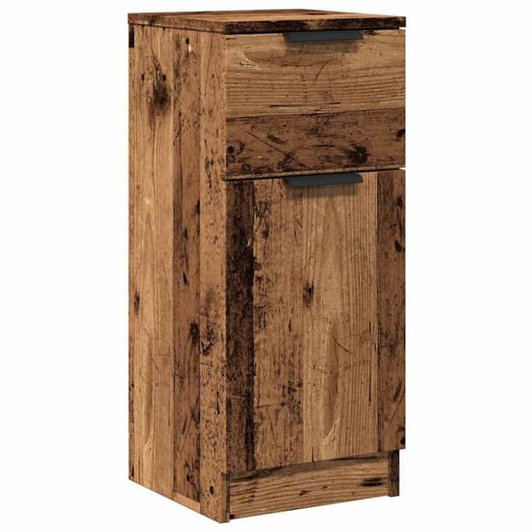 vidaXL Skjenk gammelt tre 30x30x70 cm konstruert tre