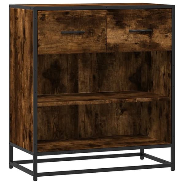 vidaXL senkki savustettu tammi 68x35x76 cm tekninen puu