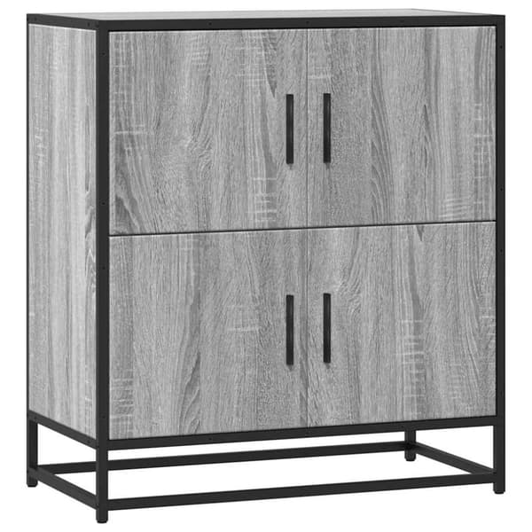 vidaXL Skjenk grå sonoma 68x35x76 cm konstruert tre