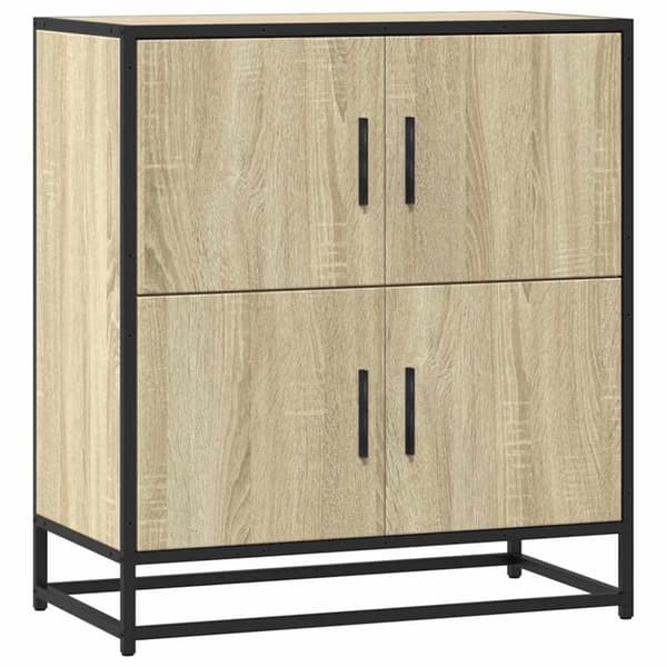 vidaXL skab 68x35x76 cm konstrueret træ sonoma-eg