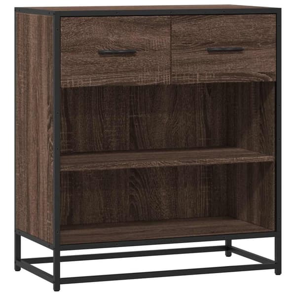vidaXL Senkki ruskea tammi 68x35x76 cm tekninen puu