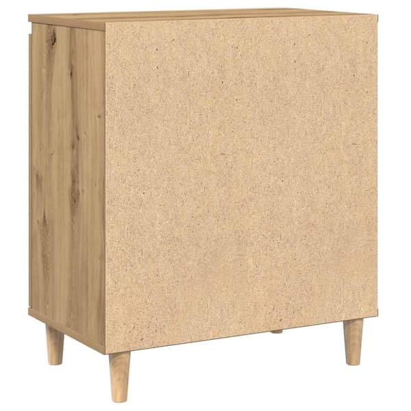 vidaXL skænk 60x35x70 cm konstrueret træ egetræsfarve