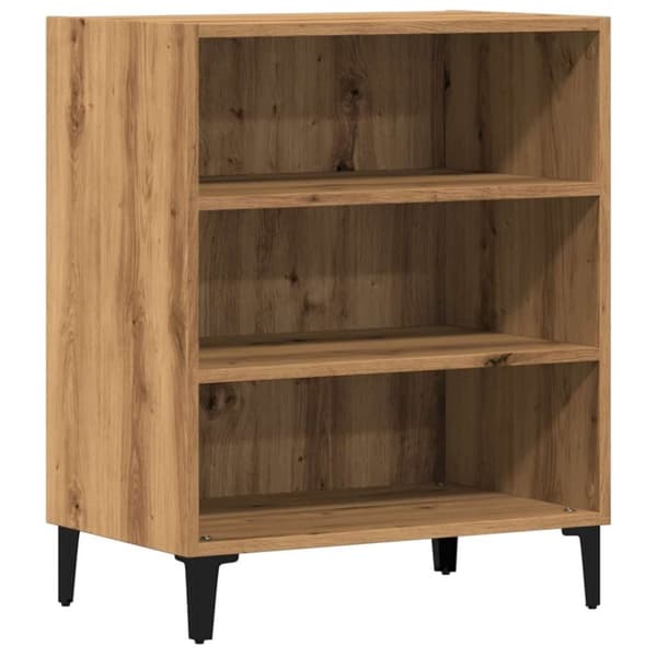 vidaXL Senkki käsityöläinen tammi 57x35x75 cm tekninen puu