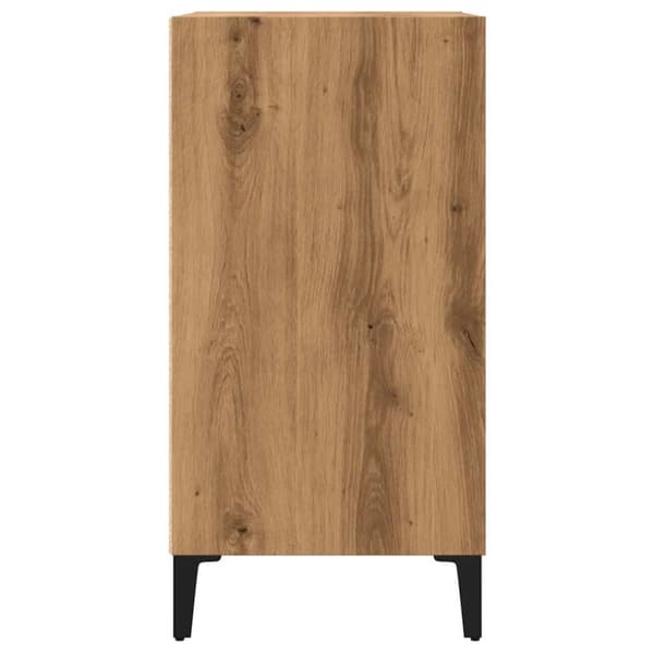 vidaXL Senkki käsityöläinen tammi 57x35x75 cm tekninen puu