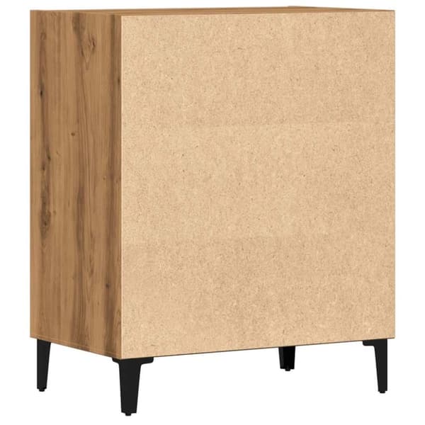vidaXL Senkki käsityöläinen tammi 57x35x75 cm tekninen puu