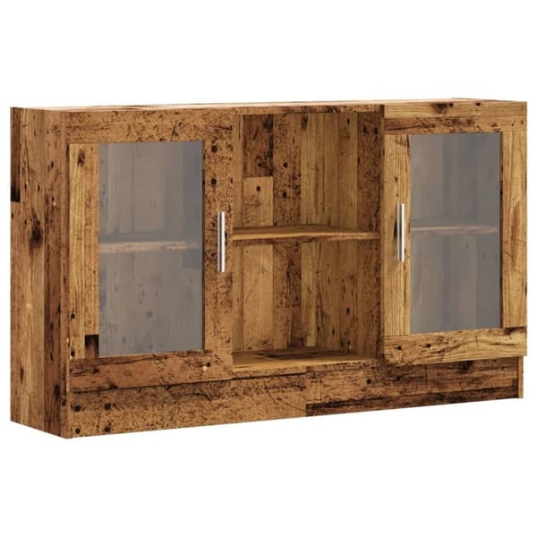 vidaXL skænk 120x30,5x70 cm konstrueret træ antikt træ