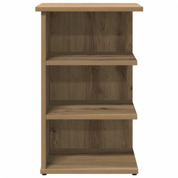 vidaXL skænk 35x35x55 cm konstrueret træ egetræsfarve